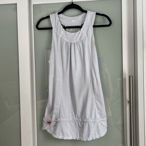 Lululemon Athletica White Textured Sleeveless Tank